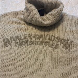 Harley-Davidson women’s  Beige Turtleneck Sweater